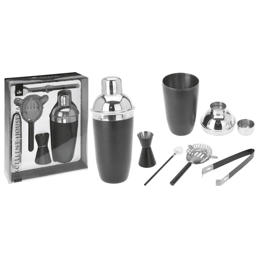 Cocktail service 5 pcs stainless steel