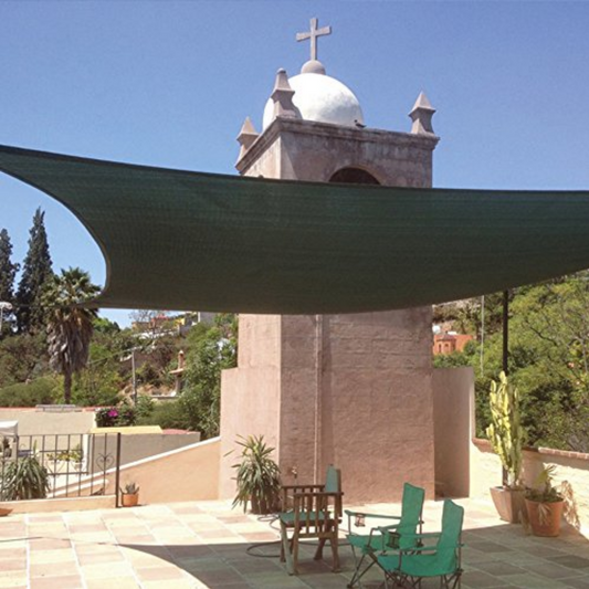 Toldo vela triangular 3 x 3 x 3 metros Verdelook color verde