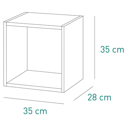 Vittoria estanterías 3 cubos modulares