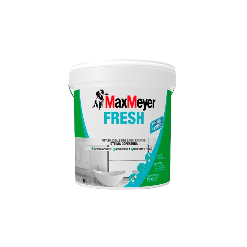 Breathable water-based paint Warm White Max Meyer Fresh 10 Lt 160869L010002