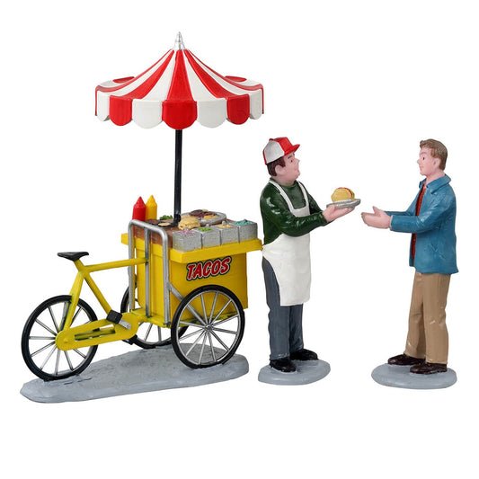 Lemax Taco Cart Set Of 3