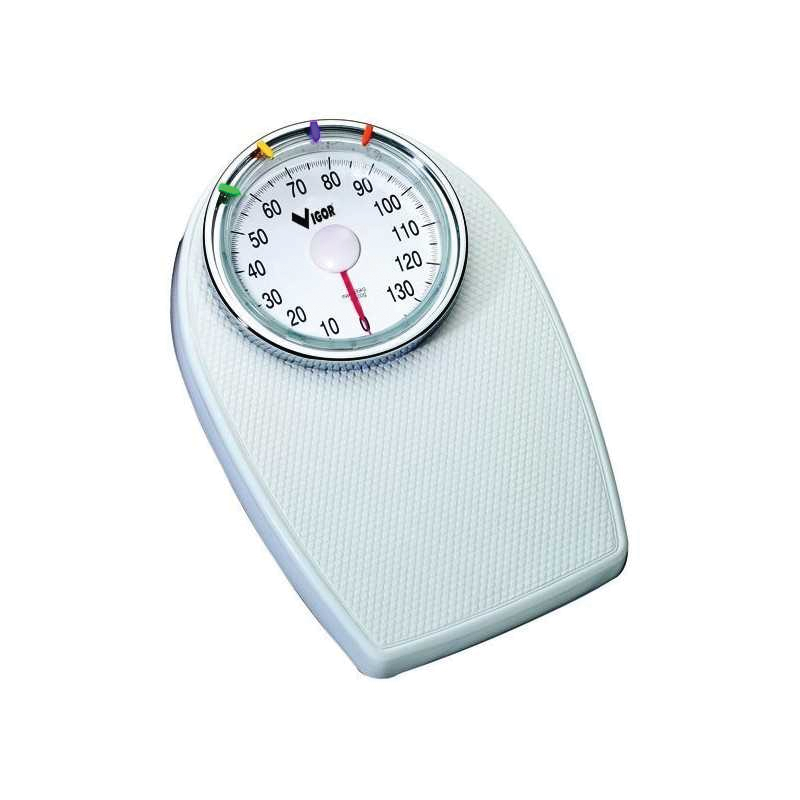 Bathroom Scale Analogue Mechanical Max 130Kg Non-Slip Vigor