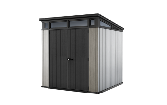 Contemporary Garden Shed - 7x7 ft - Weather-resistant - Easy Assembly