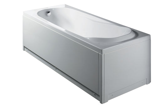 Rechteckige Badewanne S/Whirlpool C/Paneele Mod. Milo