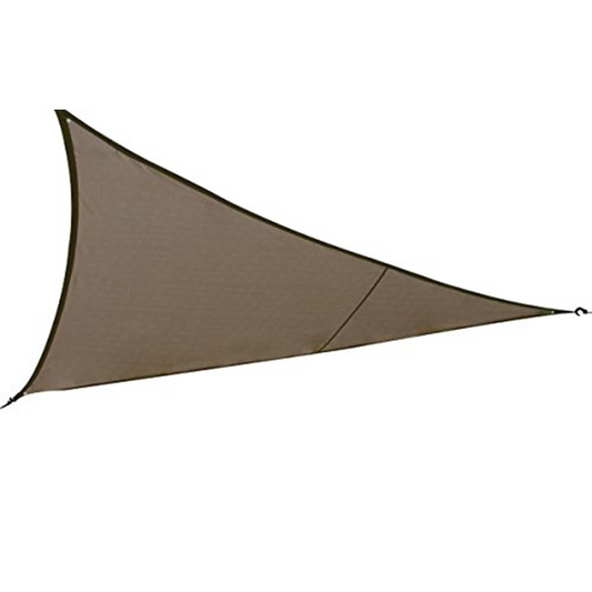 Triangular Awning 5x5x5 m in Waterproof Fabric - Color: Dove Gray