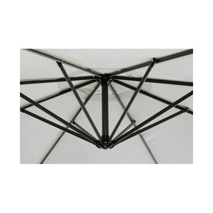 Garden umbrella with 360° arm Texas cm 300x h260 Anthracite-Natural