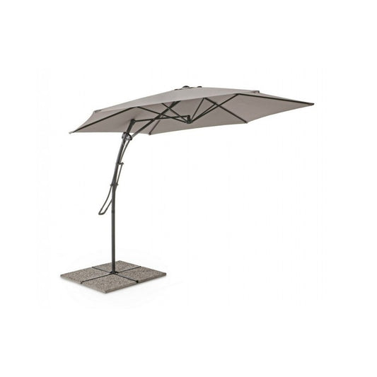 Garden umbrella with arm diameter 300x h253 cm SORRENTO Anthracite-Dove Gray