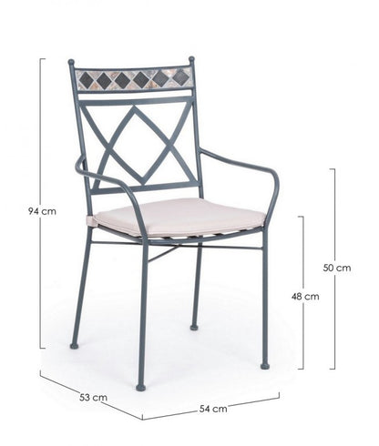 Berkley Outdoor Metal Chair