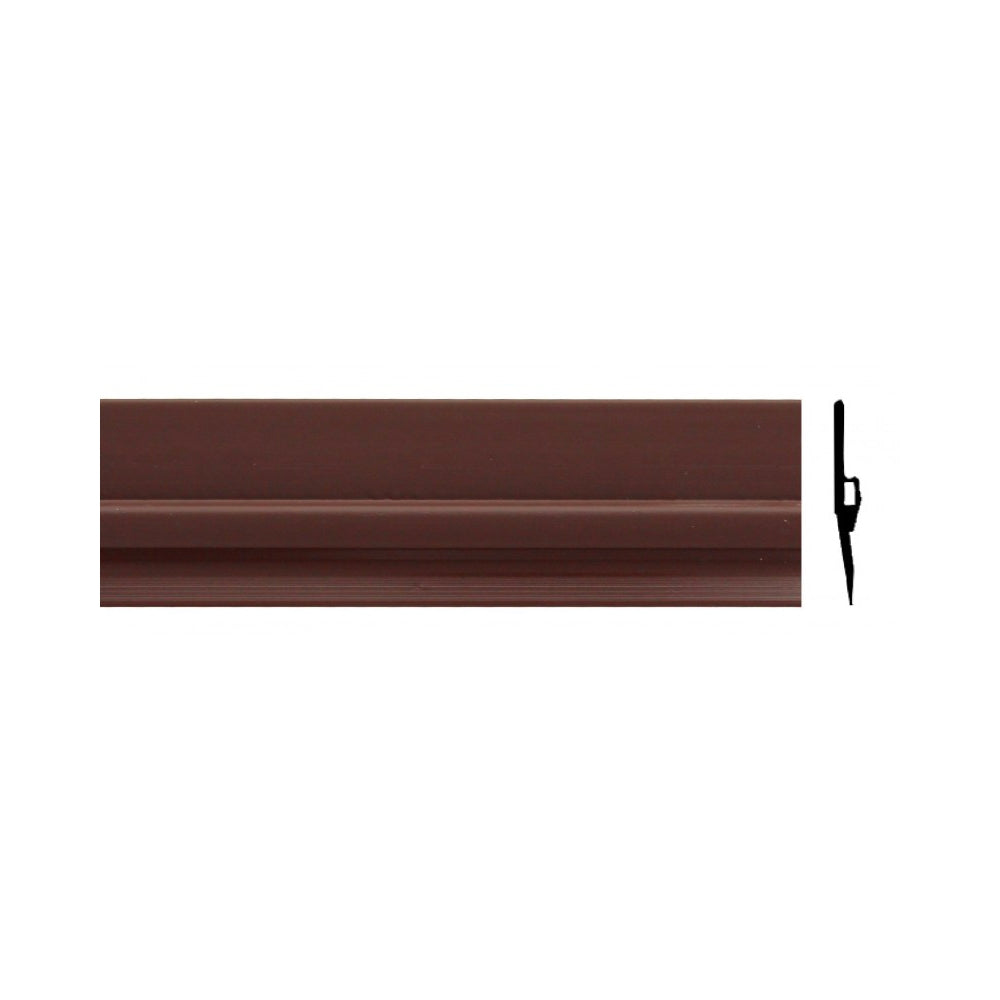 Brown Adhesive Draft Excluder With Fin 1 Mt