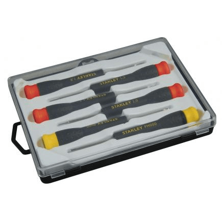 Set of 6 precision screwdrivers STD + PHIL