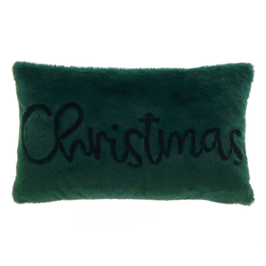 Cristmas cushion 30x50 dark green