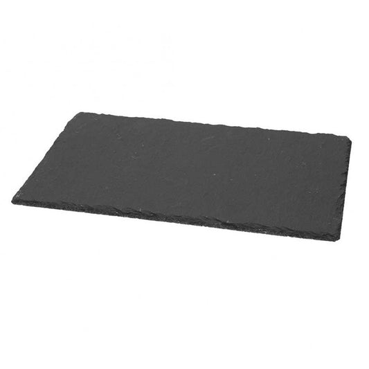 Rectangular plate in Slate 38 x 26 cm Olly Tognana Line