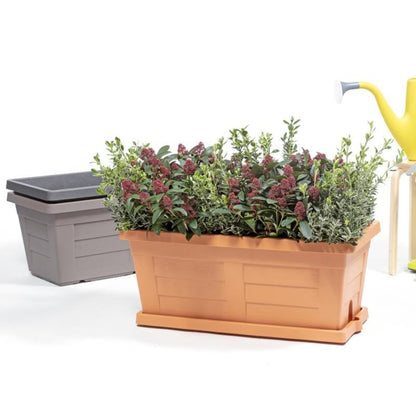 80 cm terracotta planter for garden plants and flowers without saucer (code 31180)