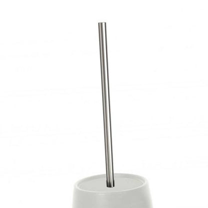 Elegantly designed toilet brush holder "New York" in white.