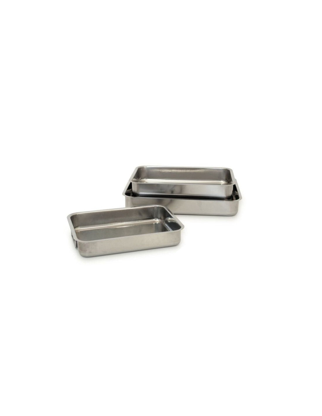 Rectangular stainless steel roasting pan 30 x 21 cm Gnalì