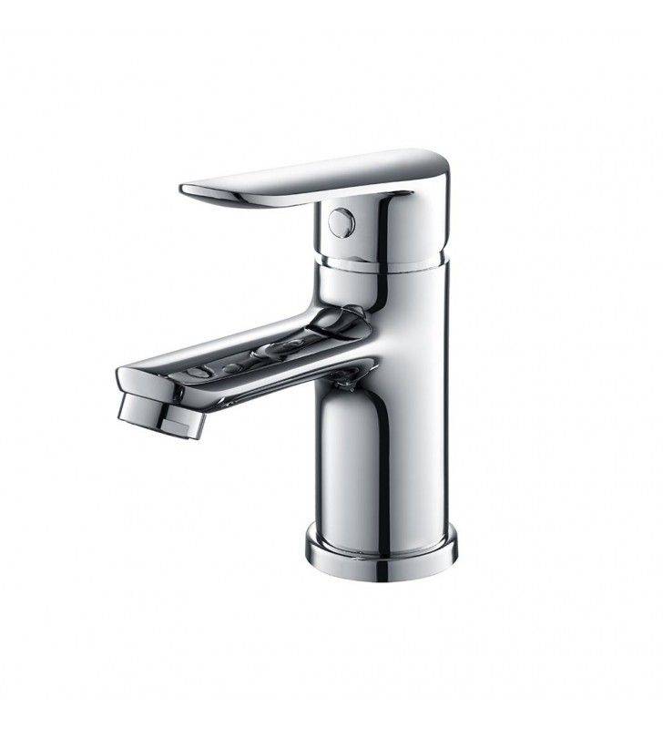 Basin faucet with chrome finish from the One series.