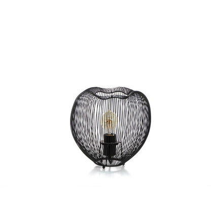 Moderne Tischlampe in Schwarz H 25