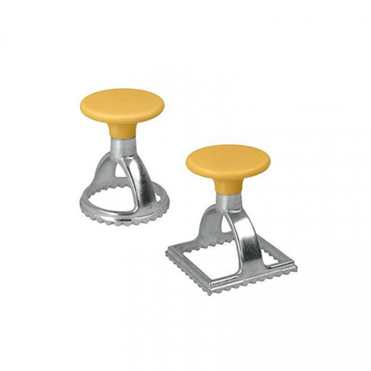 Metaltex - Set 2 Shapes Cut Close Ravioli Square Round