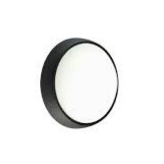 Black round applique ceiling light LED 8W natural light outside