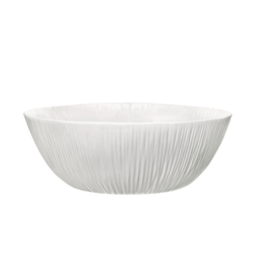 Coconut salad bowl D23 cm in tempered glass