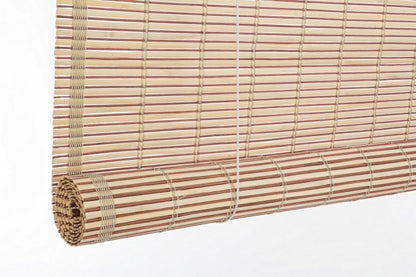 Nizza curtain in brown bamboo 120x260 cm