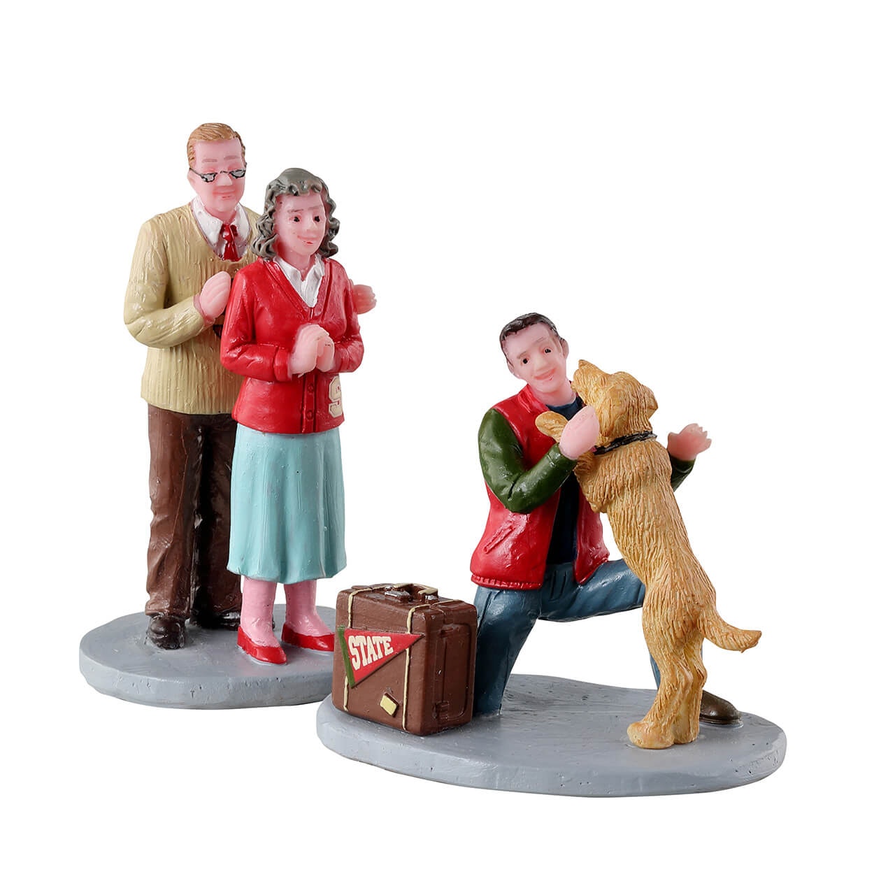 Welcome Home Set of 2 - Christmas Village Decoration