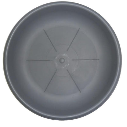 Round Saucer Cm. 30 Gray For Bama Flower Pot