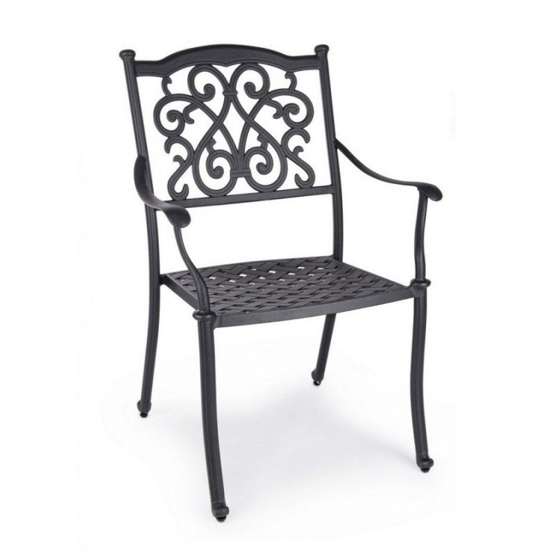 Garden Chair Iron C-Br Ivrea Anthracite