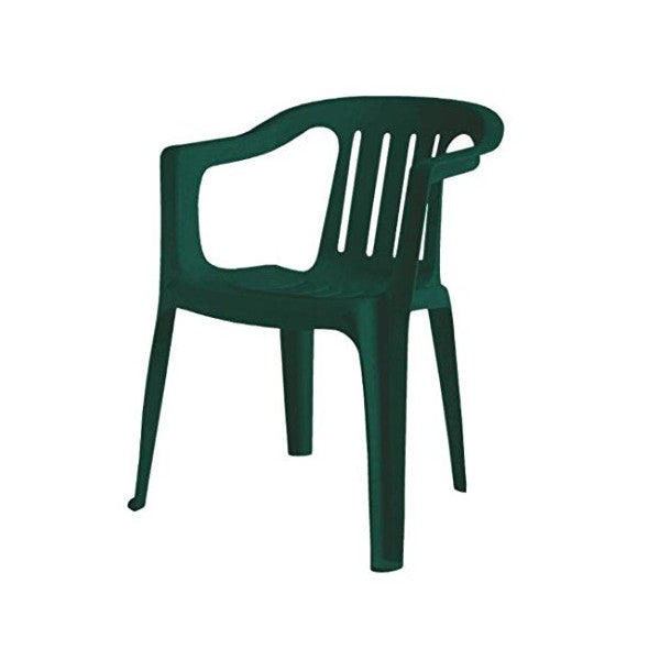 Silla monobloc Giada verde bosque scab