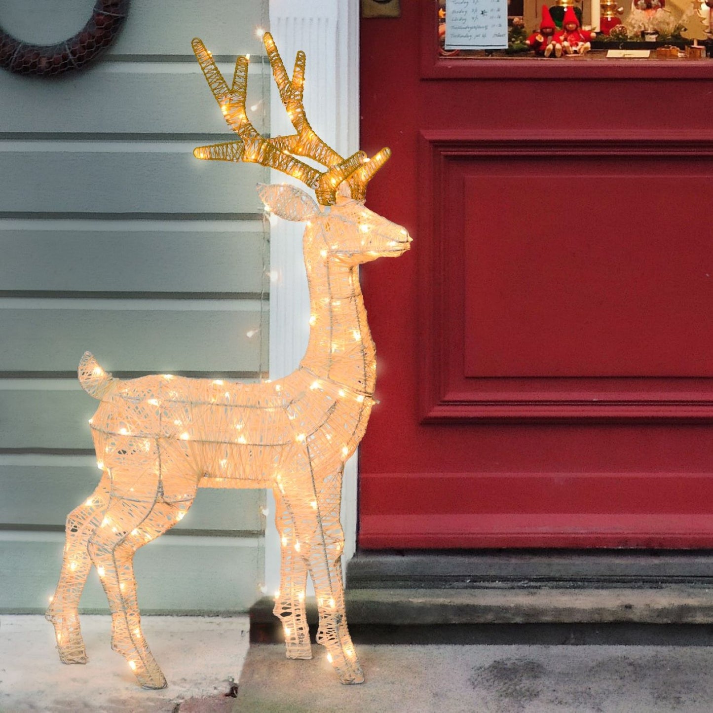 3D Reindeer H85cm HR 120 LED LHC Series Christmas Lights