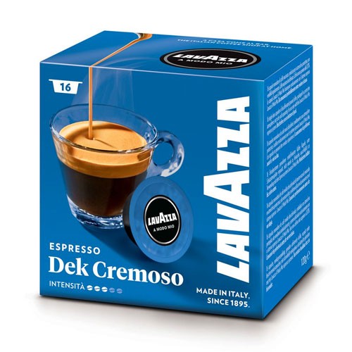 Cremige Dek 16 Kapseln - LAVAZZA A MODO MIO ORIGINALI