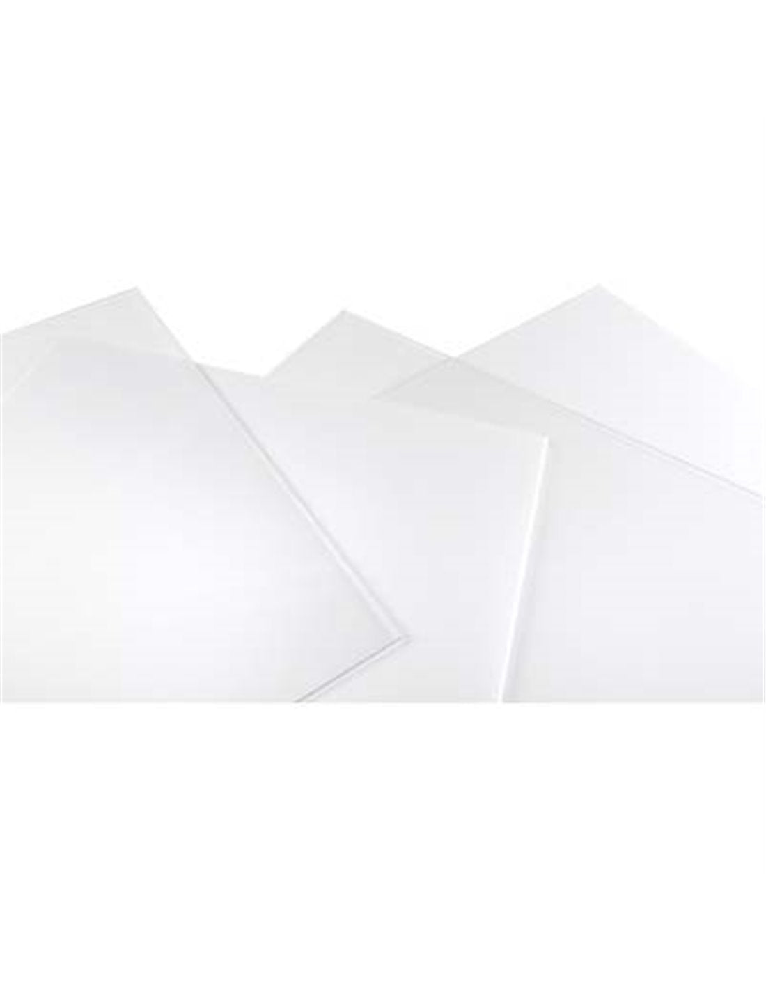 Transparent polystyrene rigid synthetic glass cm 50x150 thickness mm 4