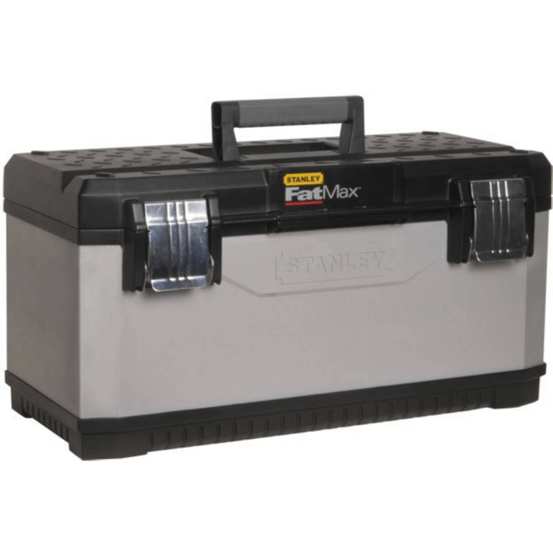 Stanley Tool Box Black Silver