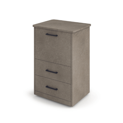 Sitro-Schrank mit 2 Schubladen in der Farbe Lehm, H89 x 57 x 44 cm