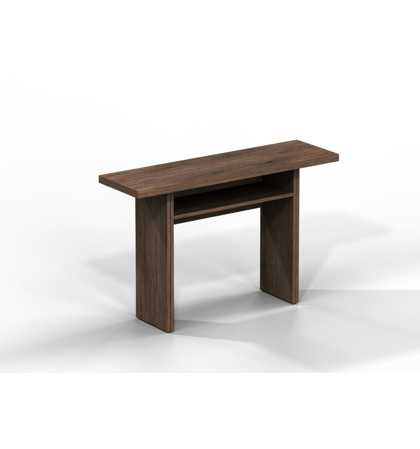 Oplà Extendable Console Table in dark canyon oak