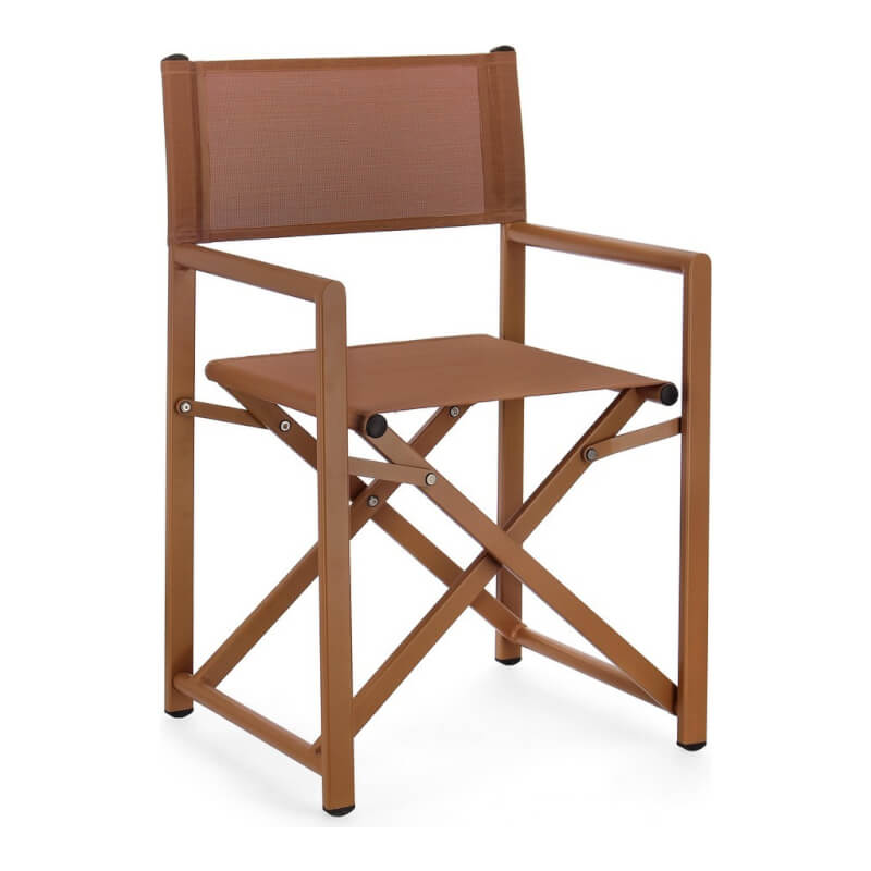 Silla de director plegable Taylor Pecan