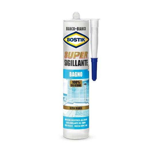 Bostik Super Baño Sellador para Juntas, Fugas y Grietas 300 ml - D2437