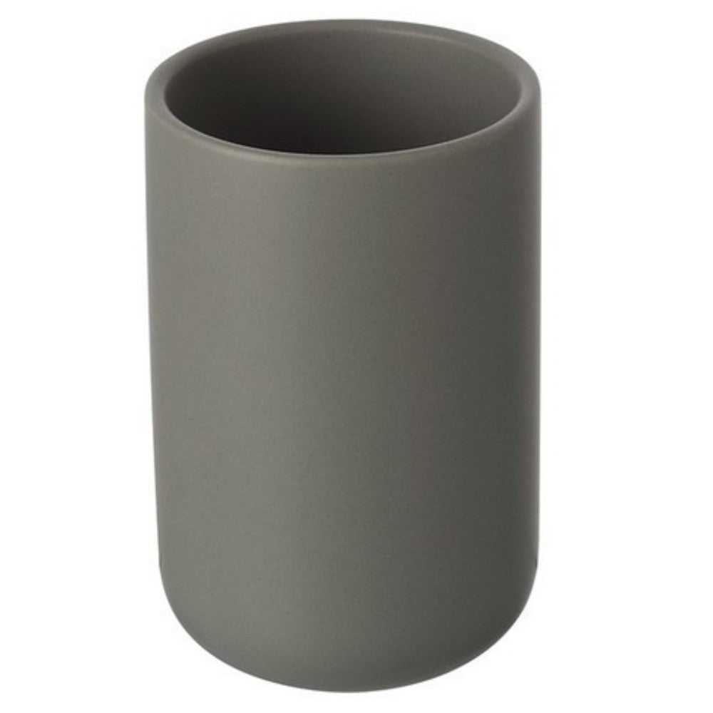 Oslo Feridras gray ceramic toothbrush holder