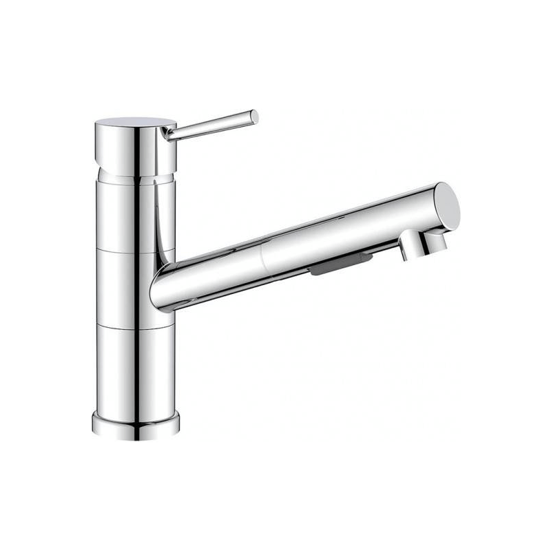 Kansas Series Sink Mixer With Extractable Shower