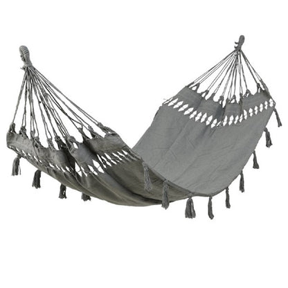 Hammock with fringes in 3 colors