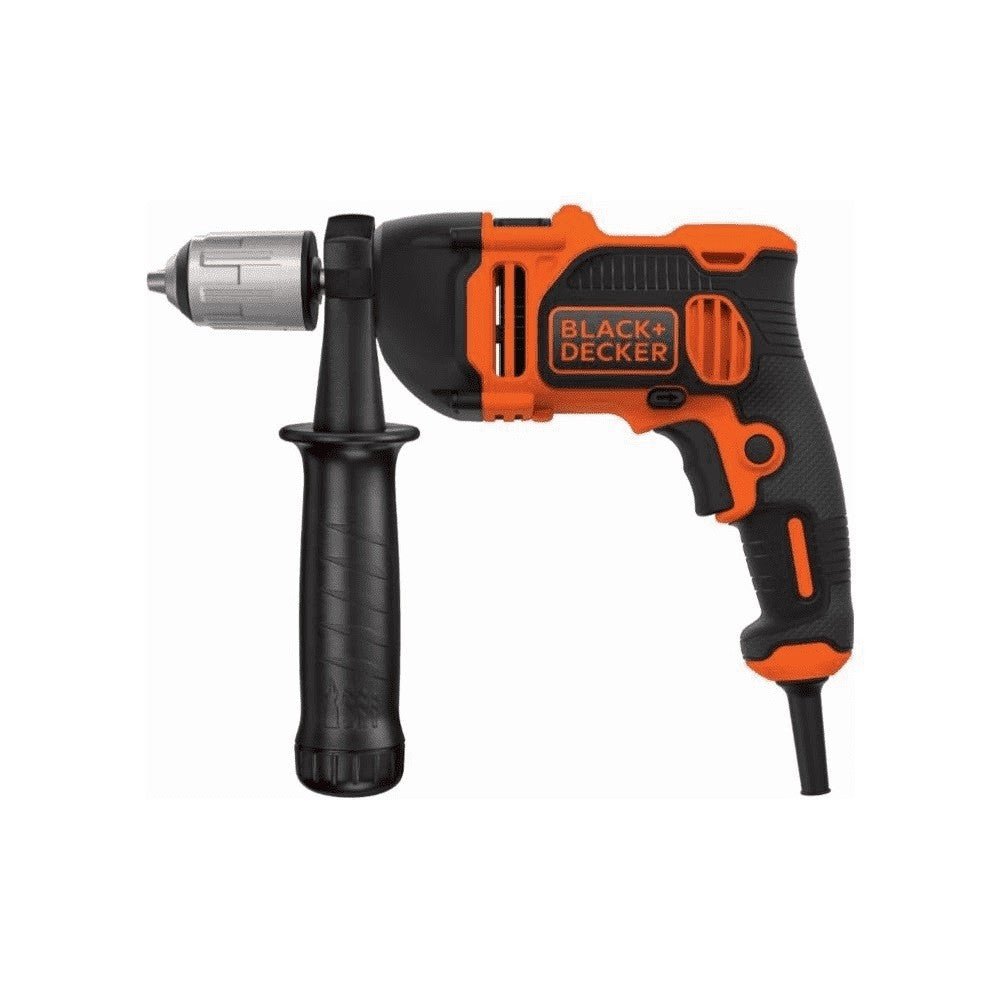 Hammer drill 850 Watt 6 bits and 13mm chuck case Black + Decker