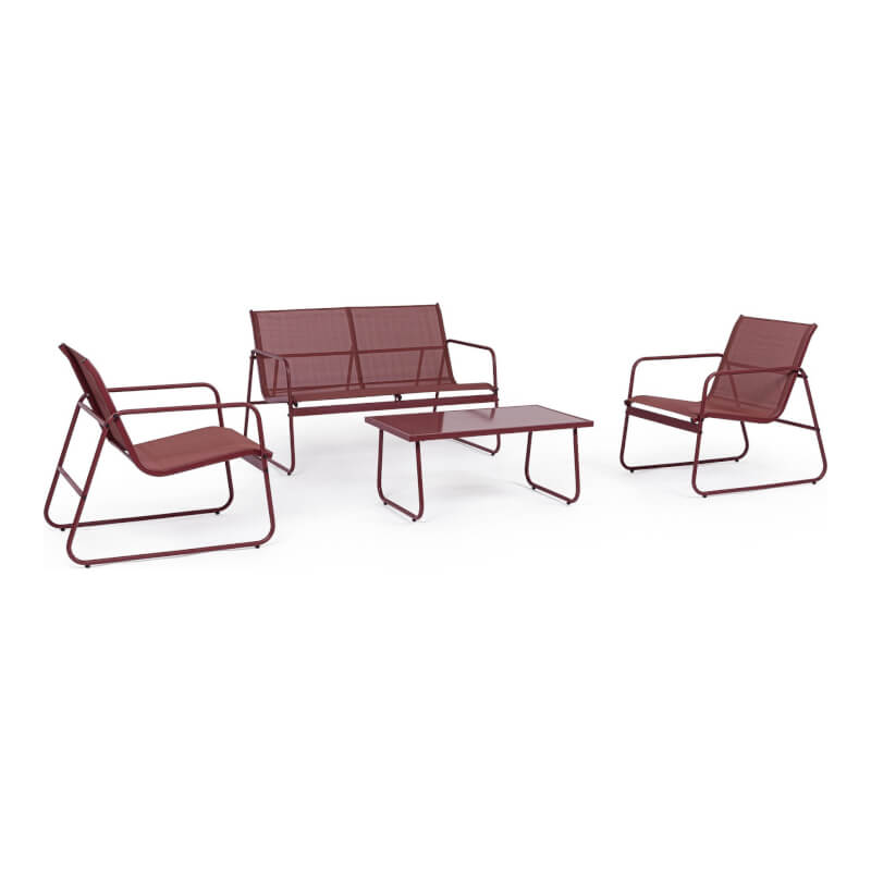 Set 4 pcs Markus Pepper outdoor living room