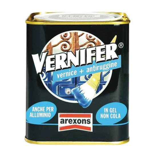 Arexons Emaille-Lacke, Gel, 750 ml, Rostschutz, Vernifer, verschiedene Farben (Antik-Anthrazit – 4888)