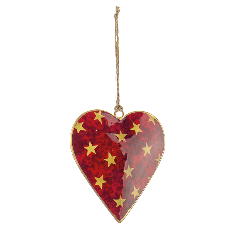 Red Star core pendant H 10 cm