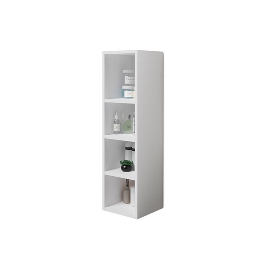 Multipurpose open wall unit in White H120x30x30cm