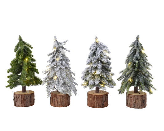 Mini tree with 15 lights cm 37 pcs 1