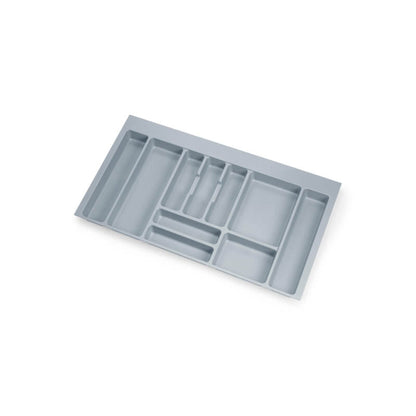 Universal cutlery tray in gray plastic - model M900