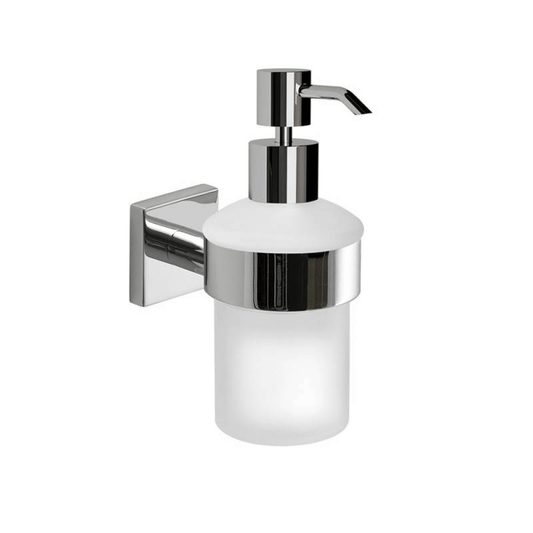 Wall Dispenser With Frosted Glass Container - Fuji Series