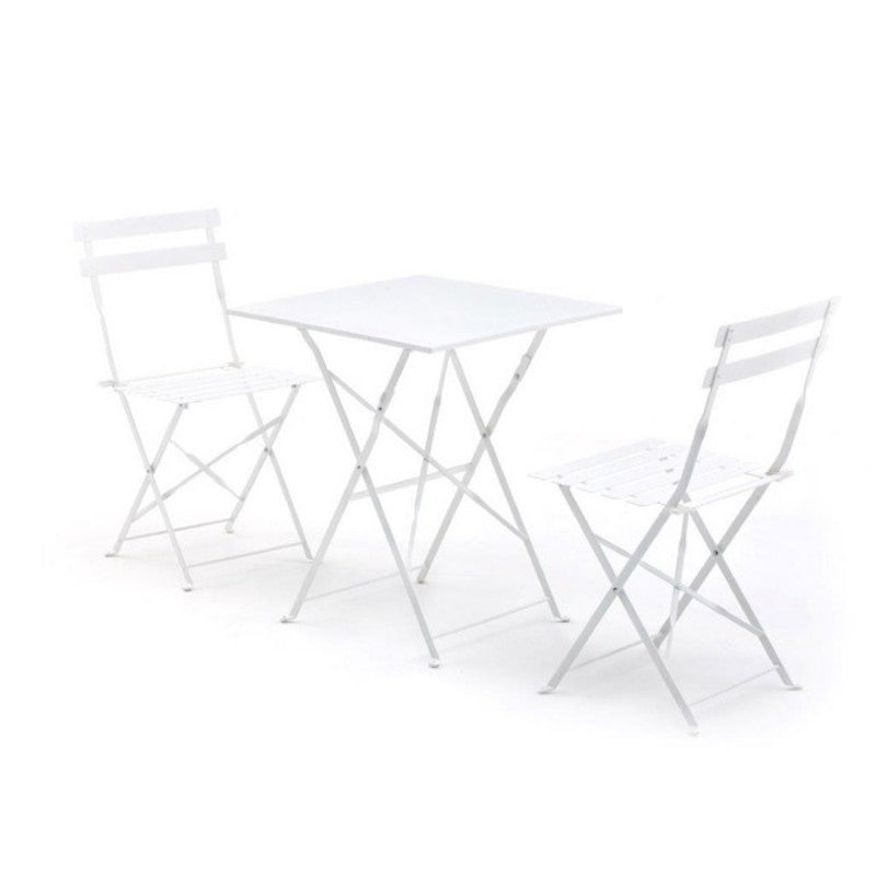 Salmar white bistrot set