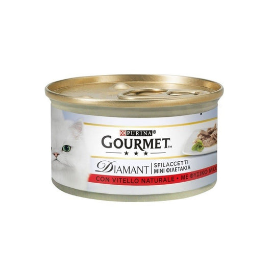 Gourmet Diamant Filets mit Purina Kalb 85 Gramm